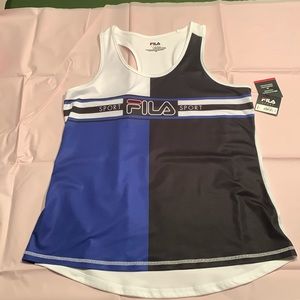 FILA SPORT Athletic Racerback Top Size Large